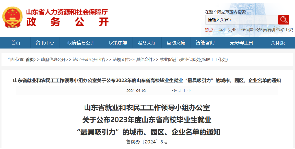 喜报:太阳纸业、博汇纸业、山东临工入选2023年度山东省高校毕业生就业“最具吸引力”民营企业100强榜单-文章中心-山东省造纸行业协会